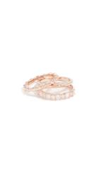 Bronzallure Crystal Stacked Ring
