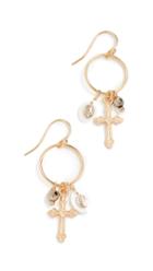 Chan Luu Cross Front Hoops