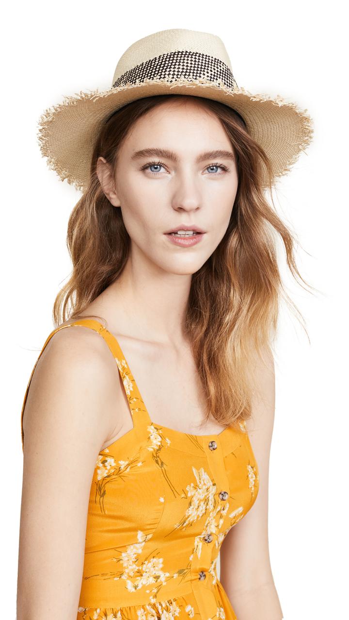 Rag Bone Frayed Edge Panama Hat