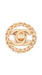 What Goes Around Comes Around Chanel Cc In Circle Pin