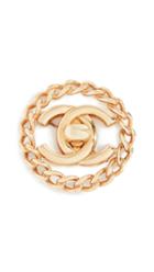 What Goes Around Comes Around Chanel Cc In Circle Pin