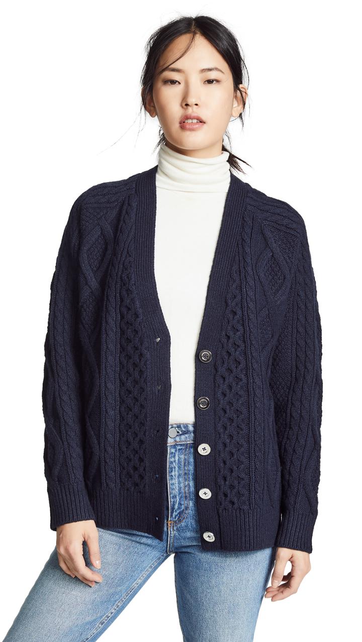 3 1 Phillip Lim Aran Wool Cardigan