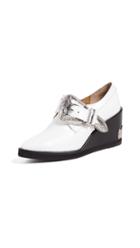 Toga Pulla Buckled Oxford Wedge