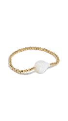 Reliquia Single Keshi Cultured Pearl Bangle Bracelet