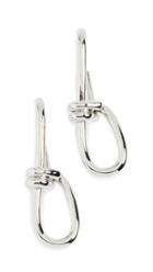 Helmut Lang Single Lock Earrings