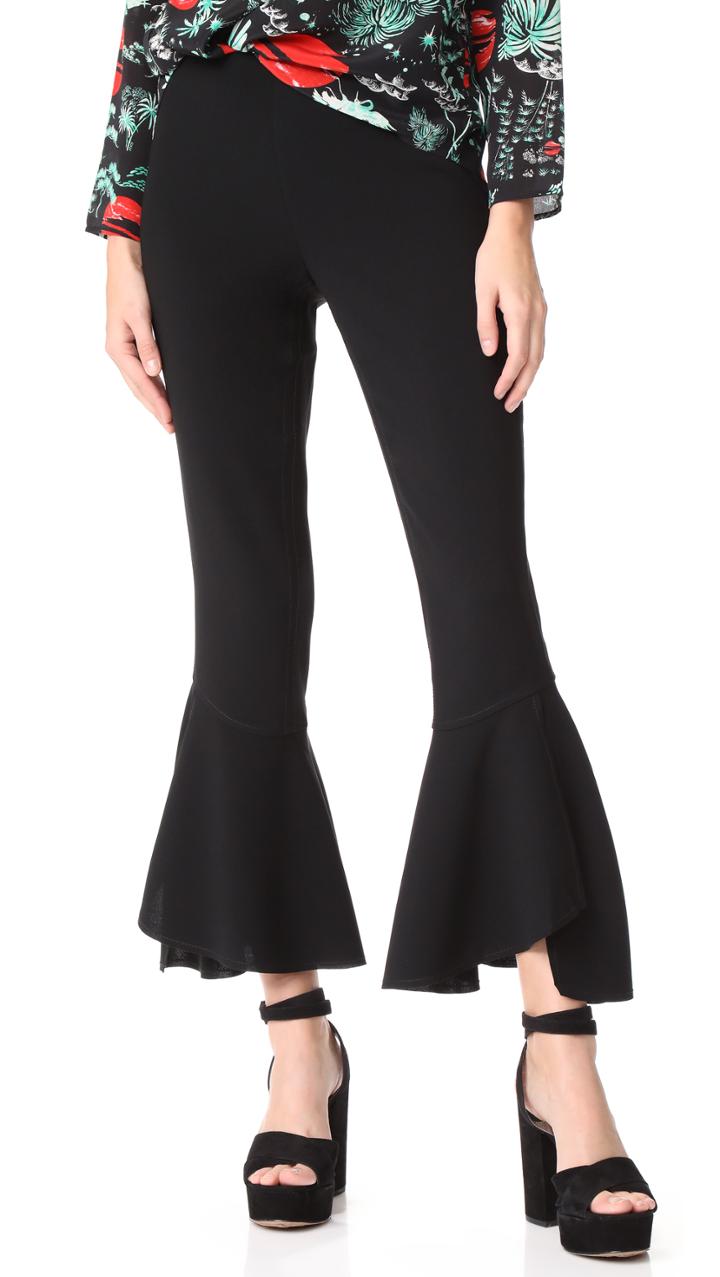 Derek Lam 10 Crosby Cropped Flare Trousers