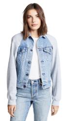 Harvey Faircloth Cape Sleeve Denim Jacket