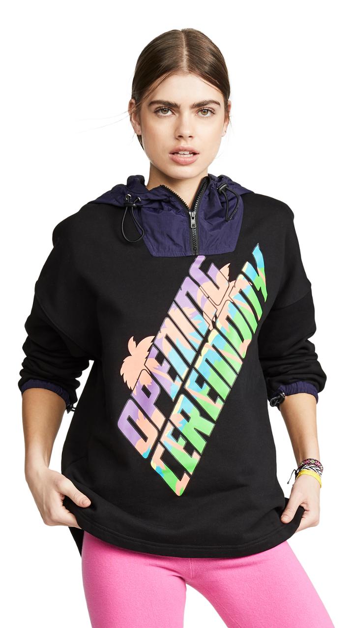 Opening Ceremony Nylon Hybrid Hoodie