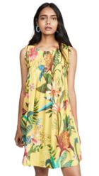 Farm Rio Golden Jungle Mini Dress