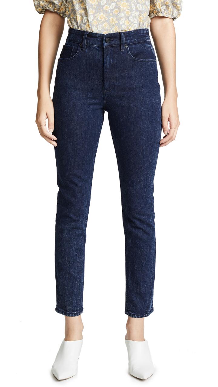La Vie Rebecca Taylor Ines Acid Wash Jeans
