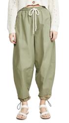 Bassike Pull On Parachute Detail Pants