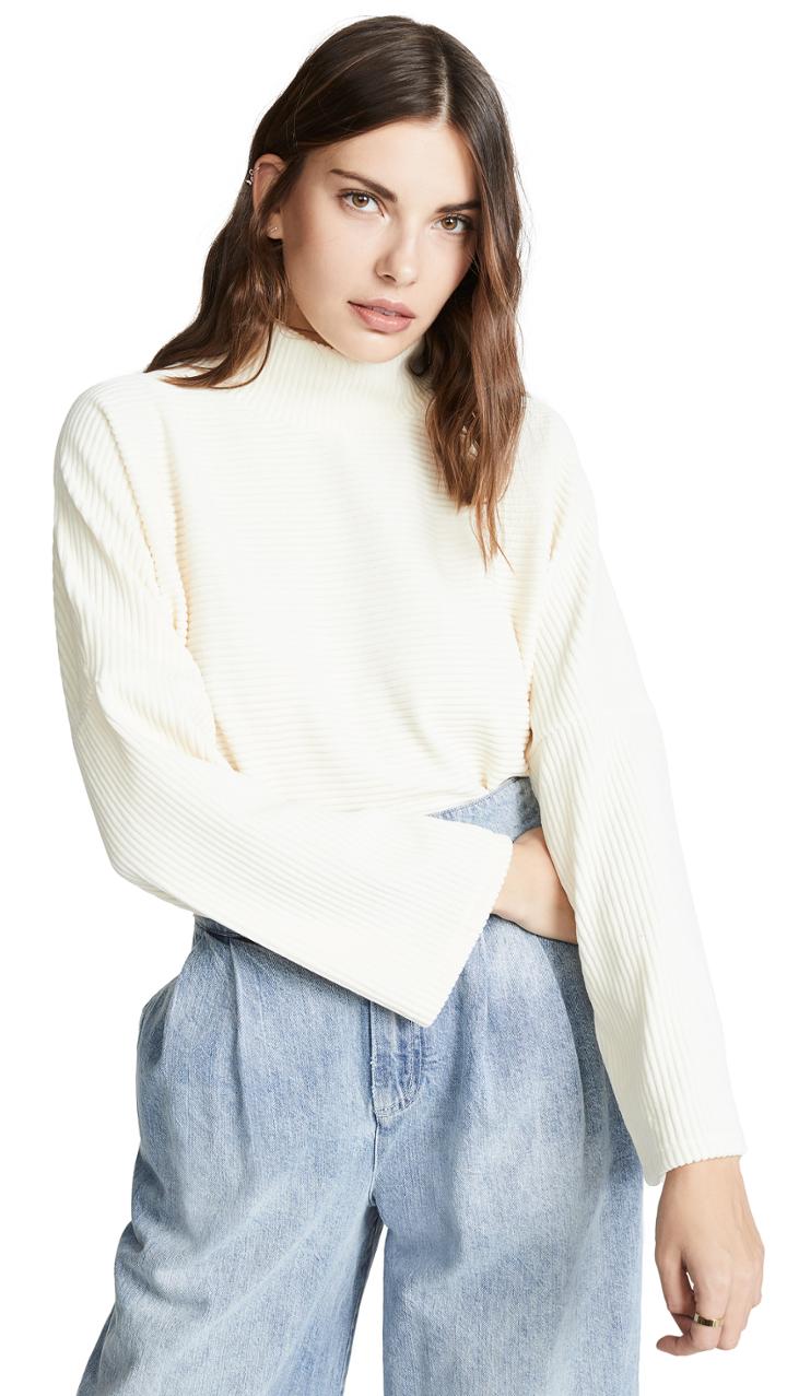 Madewell Beech Cord Turtleneck