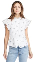 La Vie Rebecca Taylor Sleeveless Rubie Embroidered Top