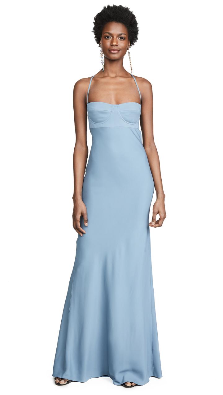 Michelle Mason Bustier Gown