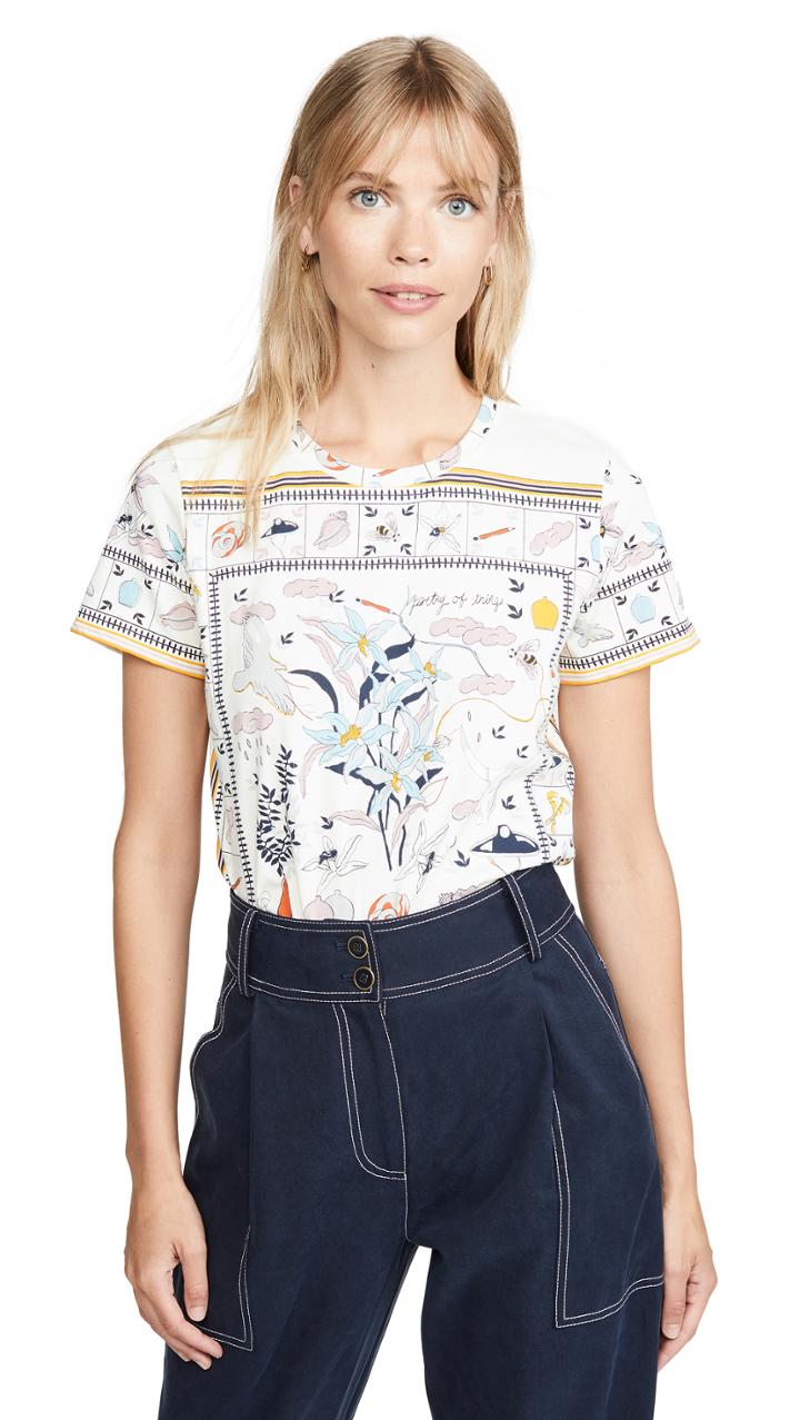 Tory Burch Printed T Shirt