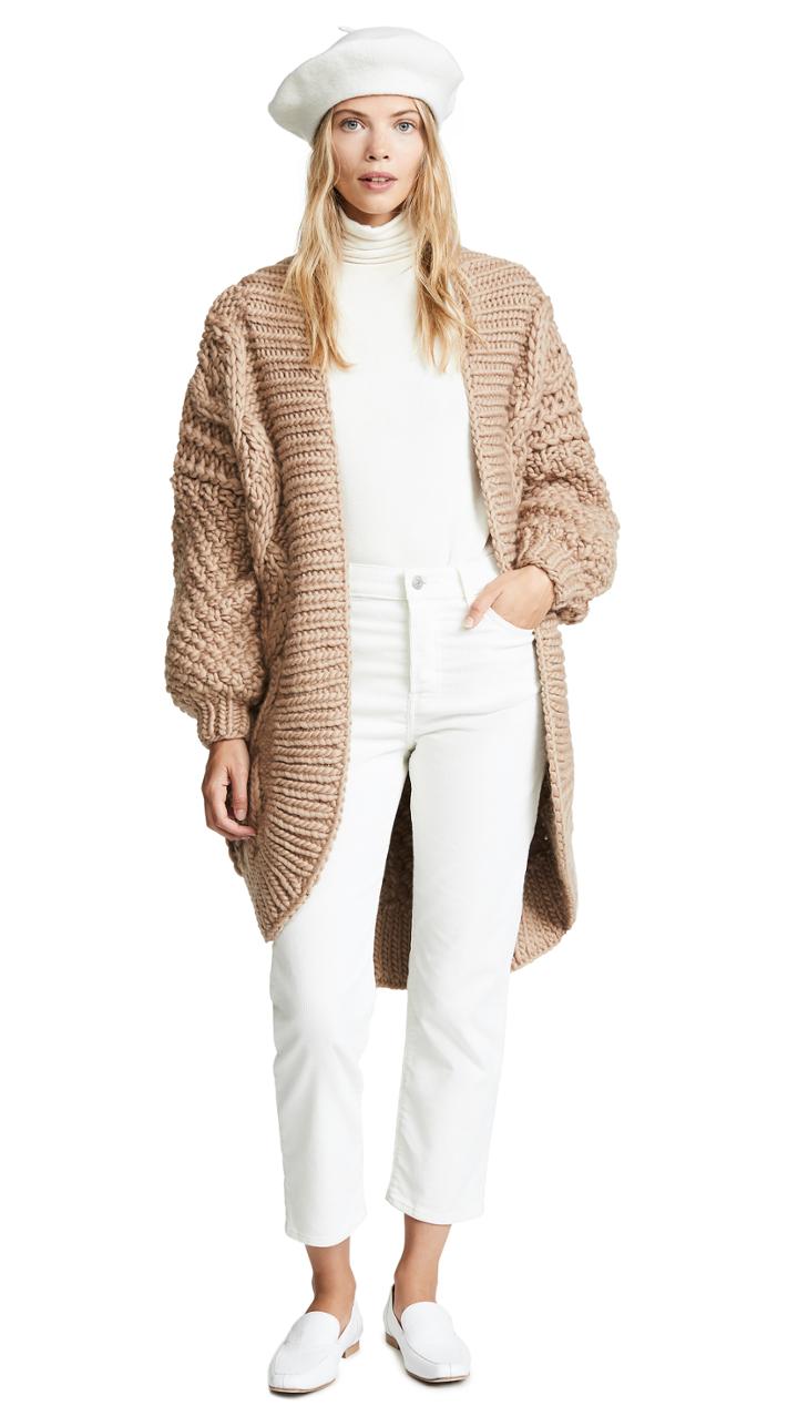 I Love Mr Mittens Aran Cardigan