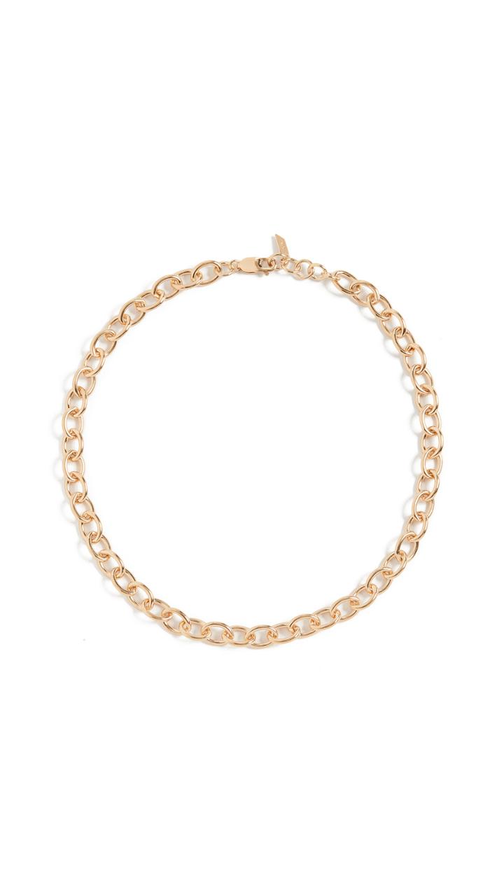 Loren Stewart Xxl Round Link 14k Necklace