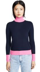 Bop Basics Combo Cashmere Turtleneck