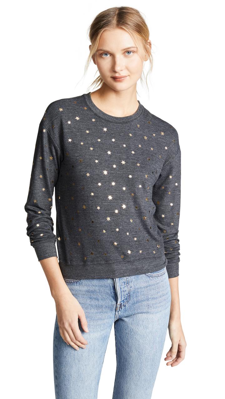 Spiritual Gangster Stars Crew Neck Savasana Sweatshirt