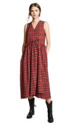 Golden Goose Plaid Dress Alba