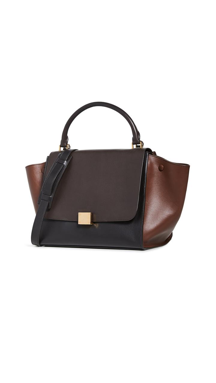 What Goes Around Comes Around Celine Multi Smooth Medium Trapeze Bag