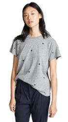 The Great The Boxy Crew With Heart Embroidery