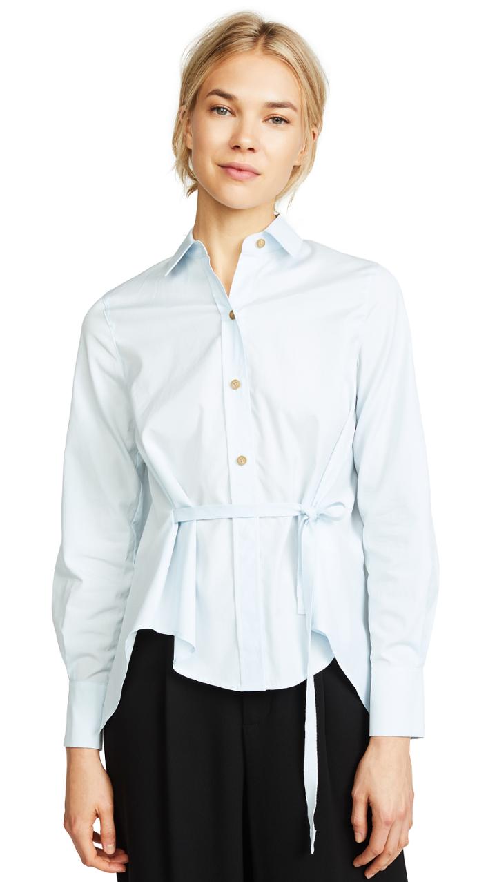 Vince Side Tie Blouse