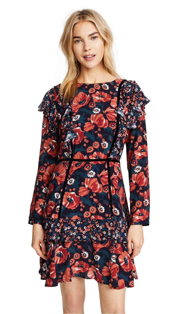 Ella Moon Ruffled Floral Dress
