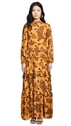 Farm Rio Caramel Banana Maxi Dress
