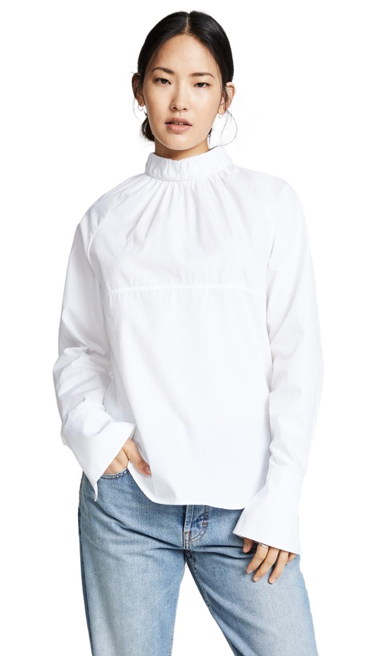 Goen J Poplin Top