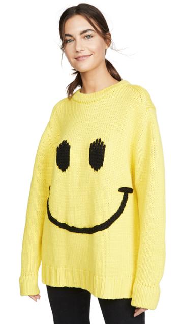 Joostricot Crew Neck Smiley Sweater