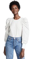 Sea Corded Long Sleeve Peasant Top