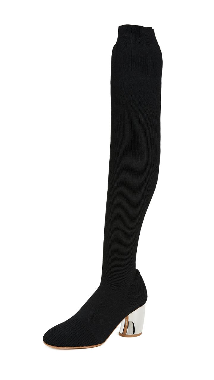 Proenza Schouler Knit Thigh High Boots