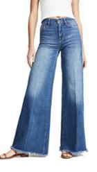 Frame Le Palazzo Raw Edge Jeans