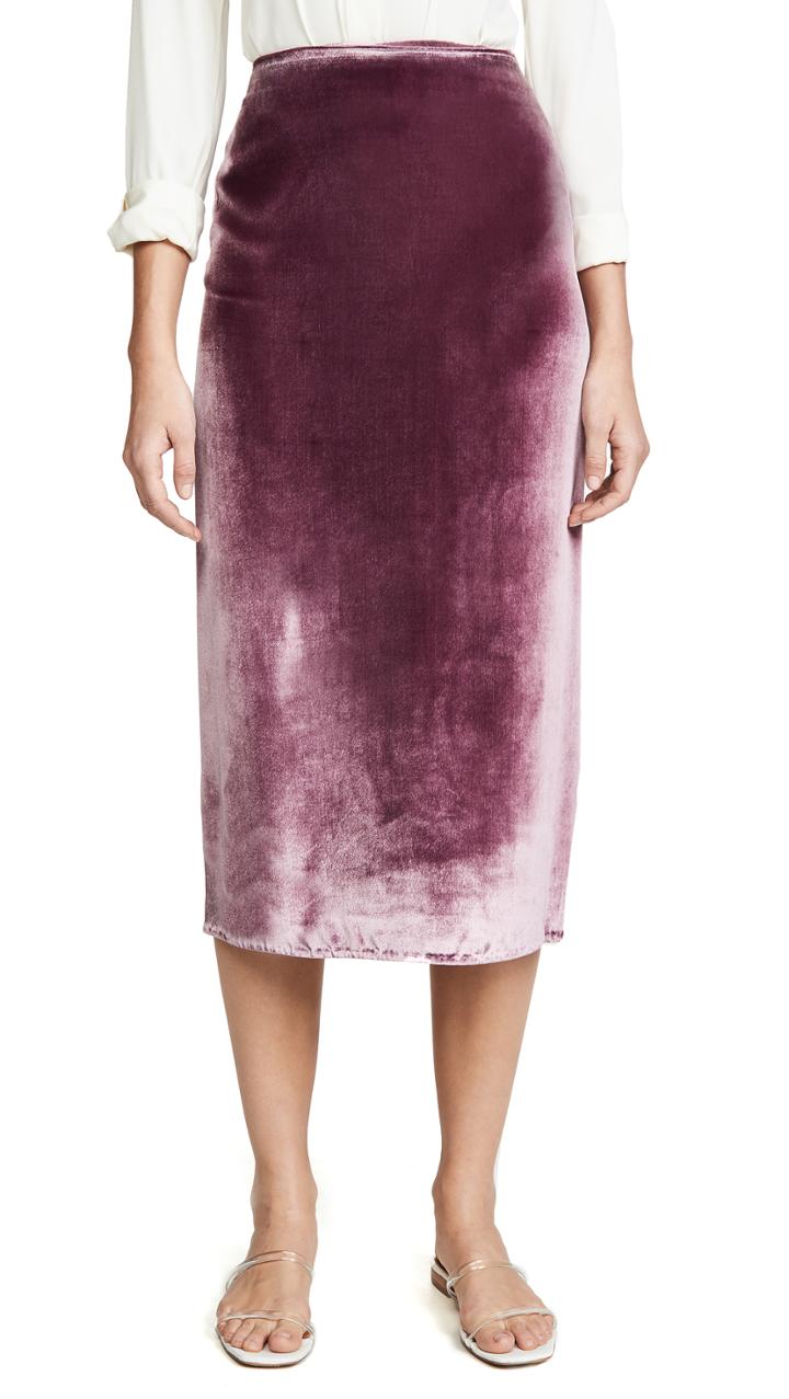 Vince Panne Wrap Skirt