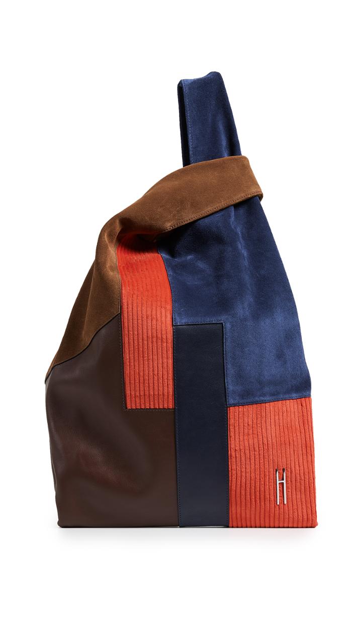 Hayward Corduroy Patchwork Shopper