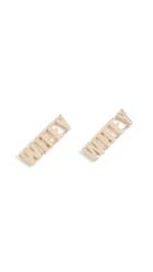 Established 14k Gold Naughty Nice Dangle Earrings