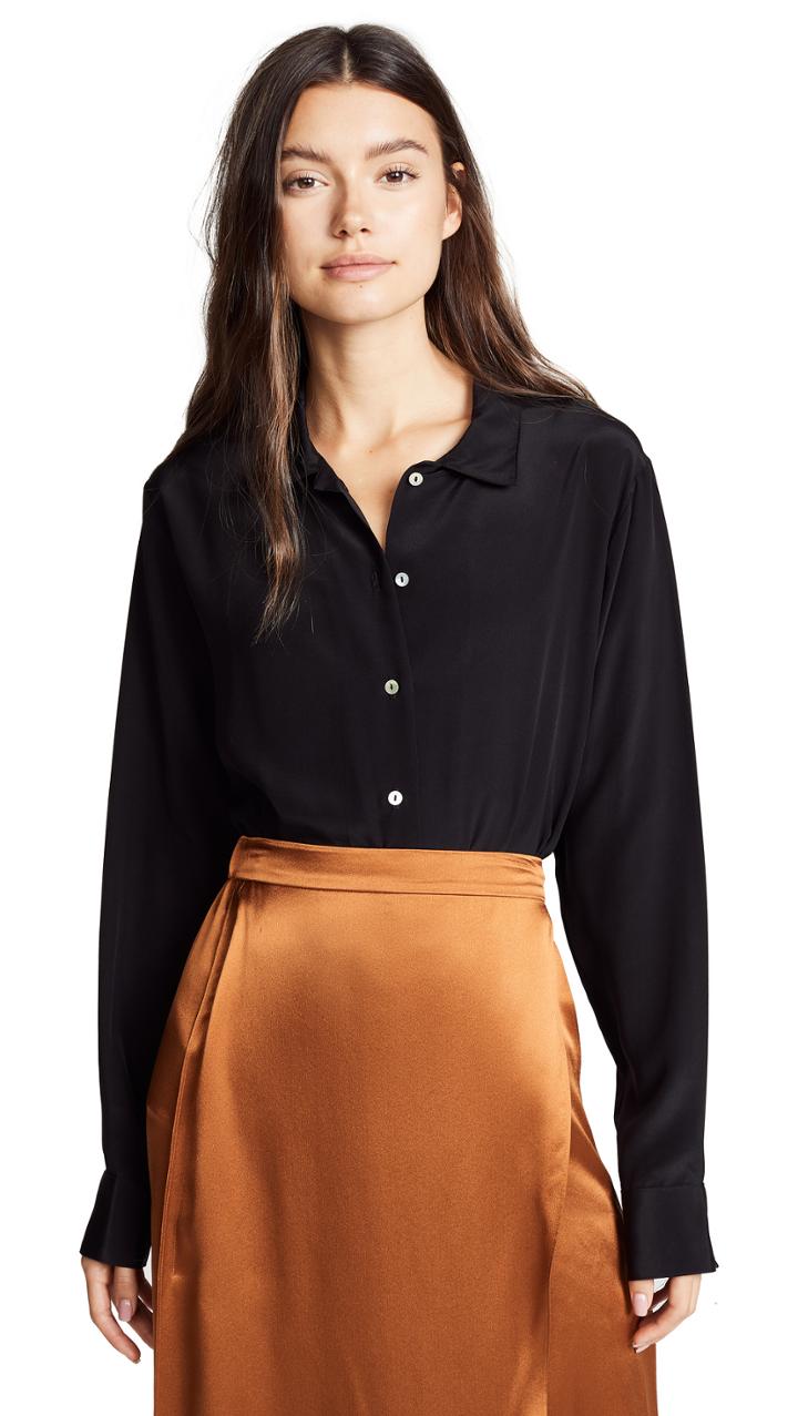 Sablyn Silk Oversize Blouse