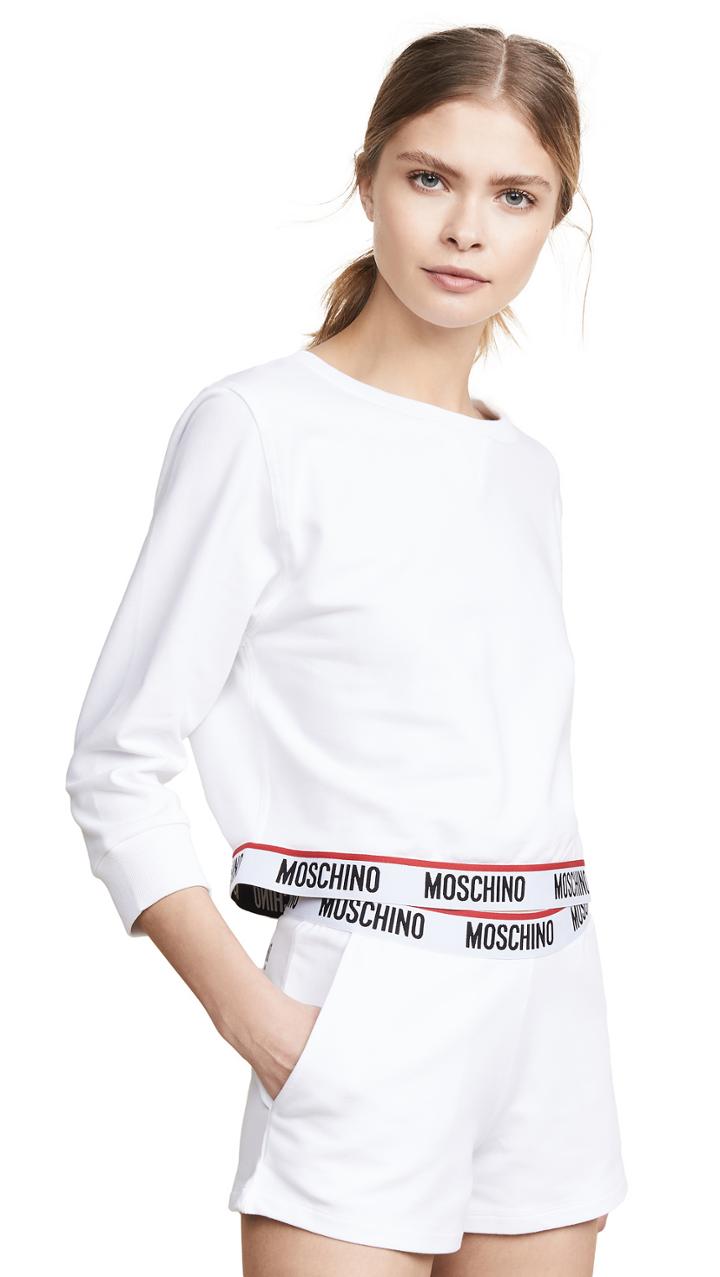 Moschino Cropped Sweatshirt