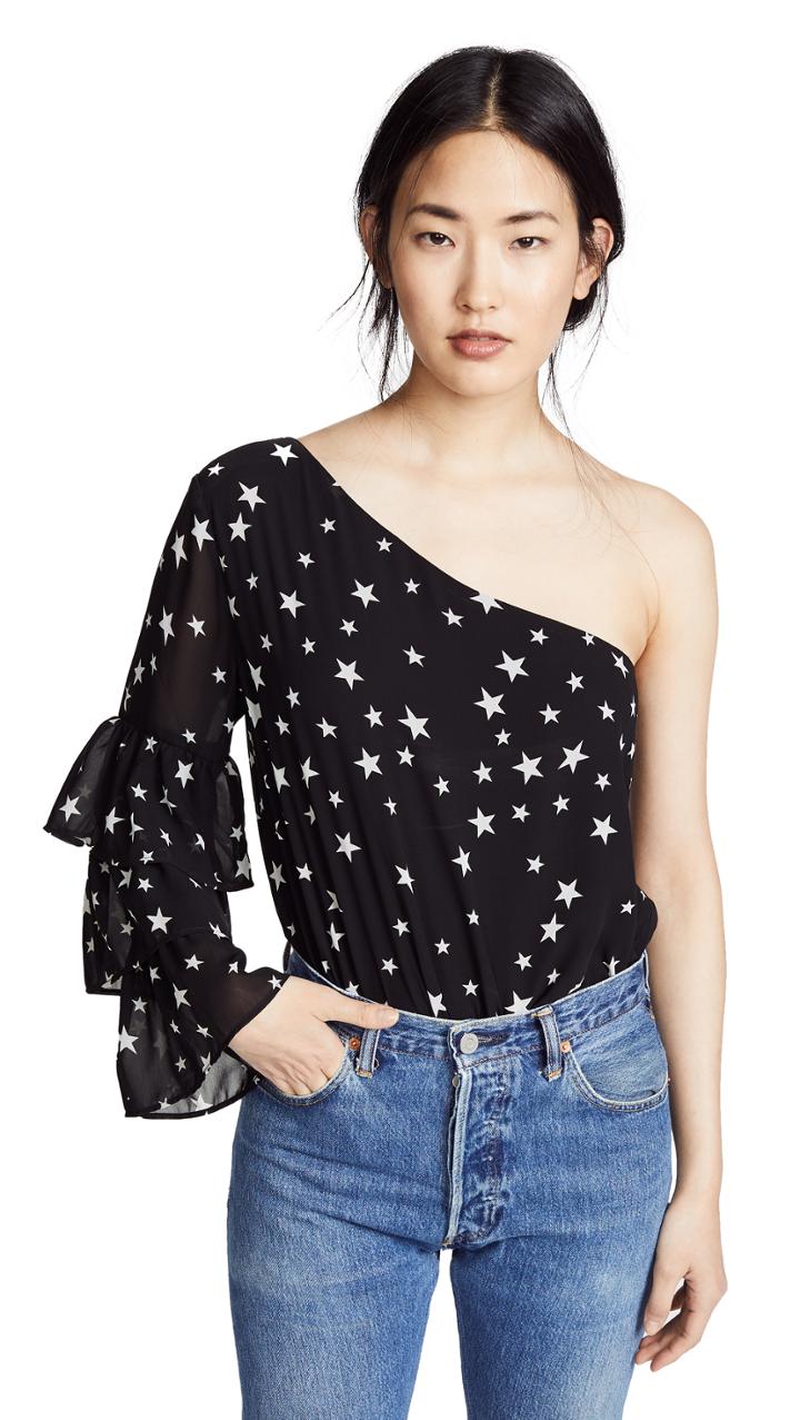 Valencia Vine Leah One Shoulder Blouse