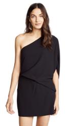 Halston One Shoulder Dress