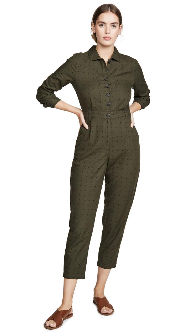 Madewell Polka Dot Utility Jumpsuit