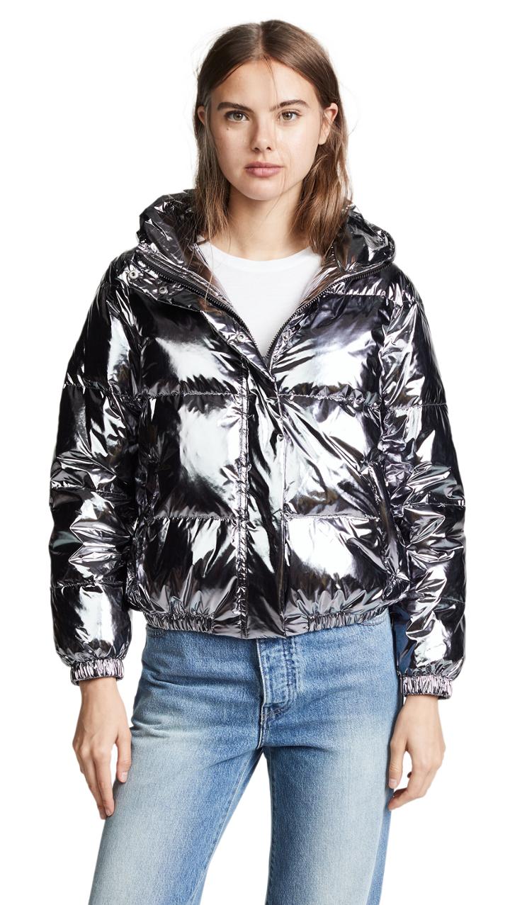 Alice Olivia Durham Hooded Puffer