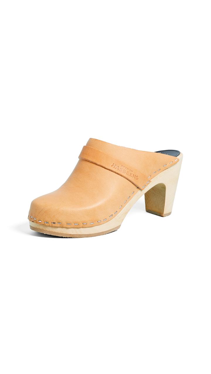 Swedish Hasbeens Slip On Classic Clogs