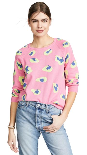 Jumper1234 Mega Leopard Crew Sweater