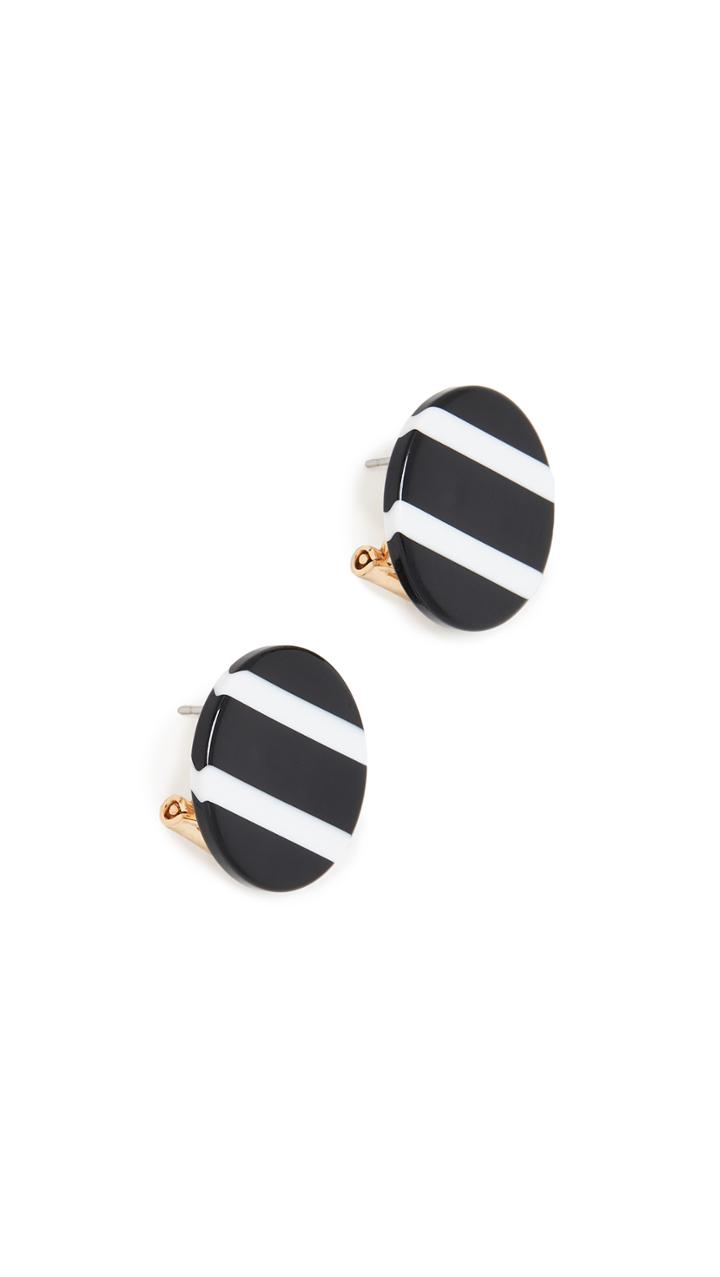 Lele Sadoughi Circle Stud Earrings