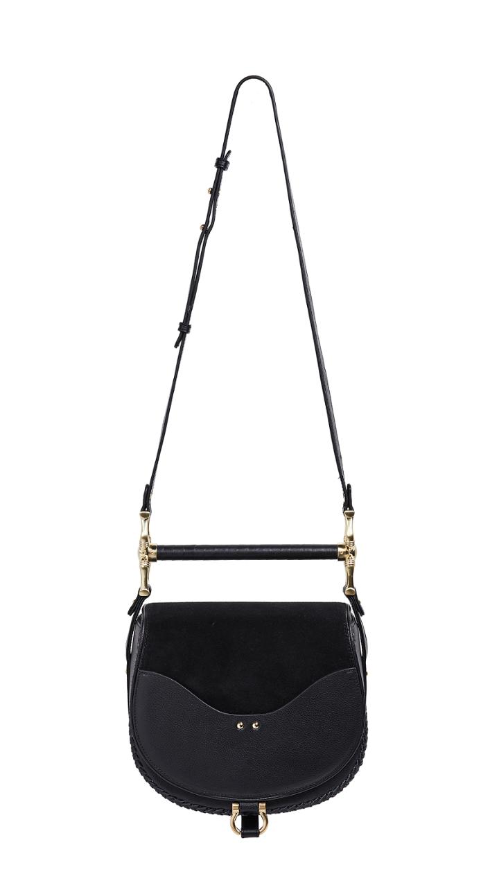 Sancia Babylon Bar Bag Suede