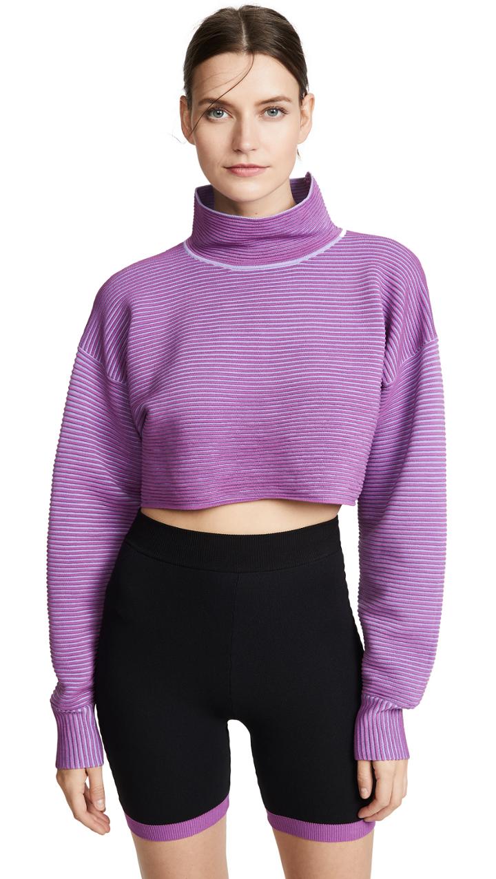 Nagnata Cropped Rib Sweater