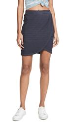 Monrow Rib Wrapped Skirt