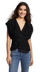 Valencia Vine Gathered Front Blouse